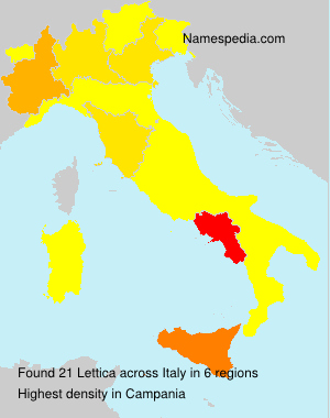 Surname Lettica in Italy Surname Lettica in Italy