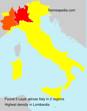 Surname Leydi in Italy Surname Leydi in Italy