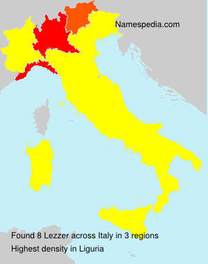 Surname Lezzer in Italy Surname Lezzer in Italy