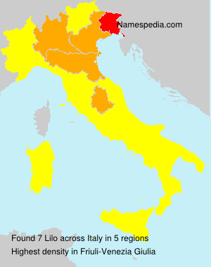 Surname Lilo in Italy Surname Lilo in Italy
