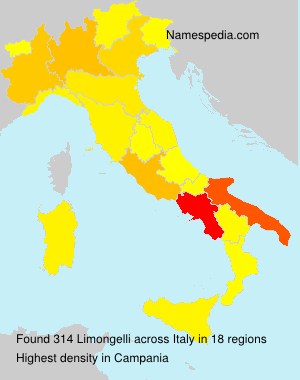 Surname Limongelli in Italy Surname Limongelli in Italy