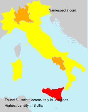 Surname Lisciotti in Italy Surname Lisciotti in Italy