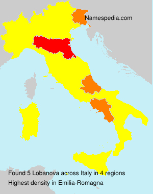 Surname Lobanova in Italy Surname Lobanova in Italy