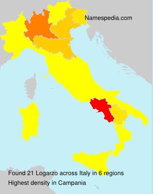 Surname Logarzo in Italy