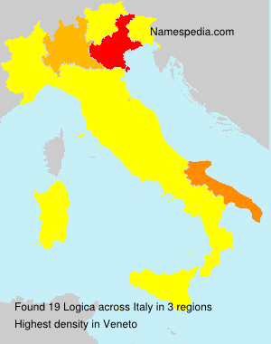 Surname Logica in Italy Surname Logica in Italy