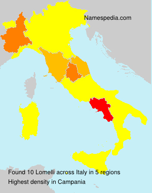 Surname Lomelli in Italy Surname Lomelli in Italy