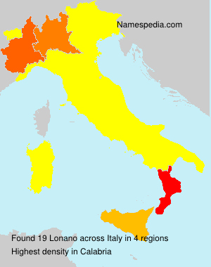 Surname Lonano in Italy Surname Lonano in Italy