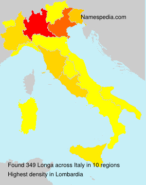 Surname Longa in Italy Surname Longa in Italy