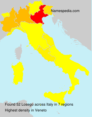 Surname Losego in Italy Surname Losego in Italy