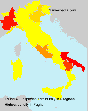 Surname Lospinoso in Italy Surname Lospinoso in Italy