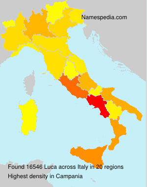 Surname Luca in Italy Surname Luca in Italy
