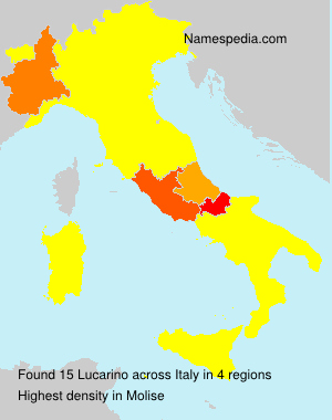 Surname Lucarino in Italy Surname Lucarino in Italy