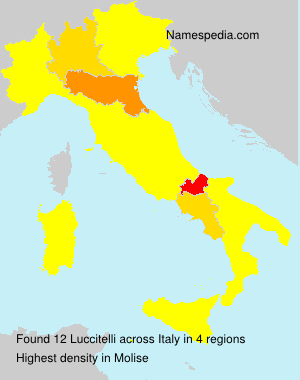Surname Luccitelli in Italy Surname Luccitelli in Italy
