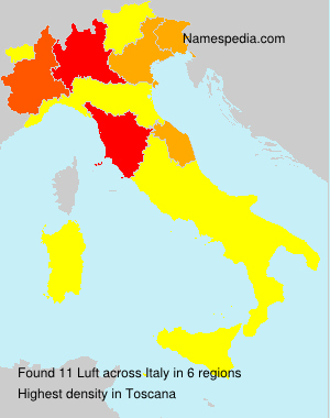 Surname Luft in Italy Surname Luft in Italy