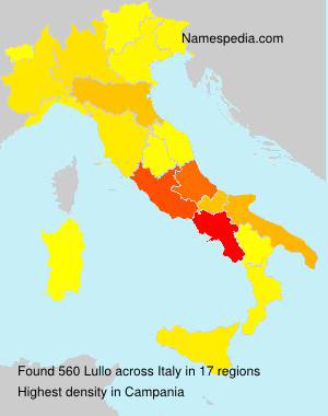 Surname Lullo in Italy Surname Lullo in Italy