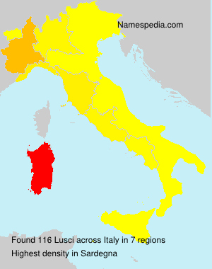 Surname Lusci in Italy Surname Lusci in Italy