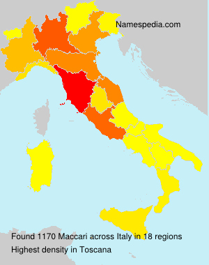 Surname Maccari in Italy Surname Maccari in Italy