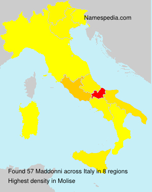 Surname Maddonni in Italy Surname Maddonni in Italy