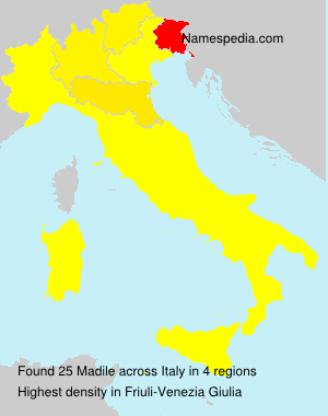 Surname Madile in Italy Surname Madile in Italy