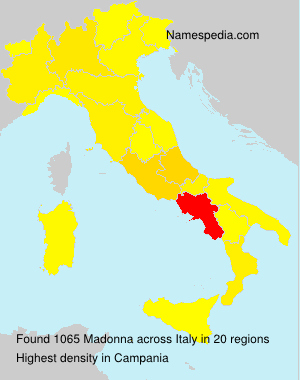 Surname Madonna in Italy Surname Madonna in Italy