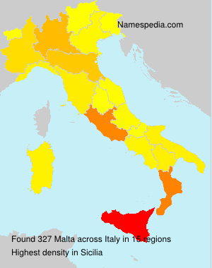 Surname Malta in Italy Surname Malta in Italy