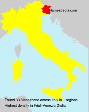 Surname Manazzone in Italy Surname Manazzone in Italy