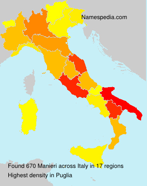 Surname Manieri in Italy Surname Manieri in Italy