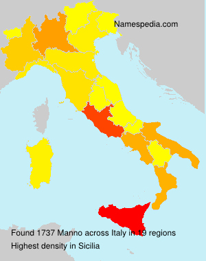 Surname Manno in Italy Surname Manno in Italy