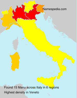 Surname Manu in Italy Surname Manu in Italy