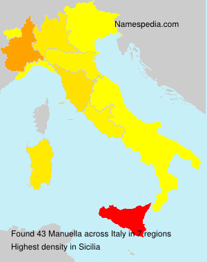 Surname Manuella in Italy Surname Manuella in Italy