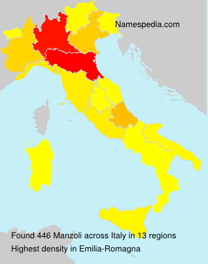 Surname Manzoli in Italy Surname Manzoli in Italy