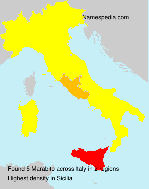 Surname Marabito in Italy Surname Marabito in Italy