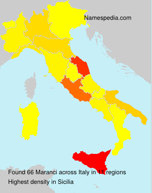 Surname Maranci in Italy Surname Maranci in Italy