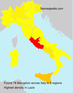 Surname Marcoccio in Italy Surname Marcoccio in Italy