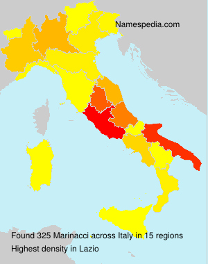 Surname Marinacci in Italy Surname Marinacci in Italy