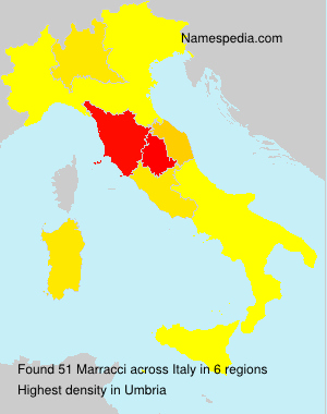 Surname Marracci in Italy Surname Marracci in Italy