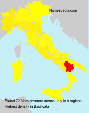 Surname Marsicovetere in Italy Surname Marsicovetere in Italy