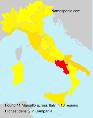Surname Marsullo in Italy Surname Marsullo in Italy