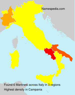 Surname Martinesi in Italy Surname Martinesi in Italy