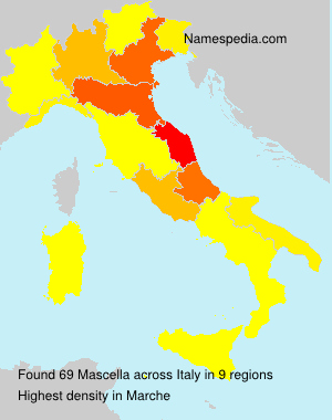 Surname Mascella in Italy Surname Mascella in Italy