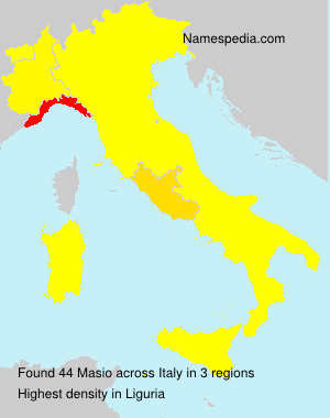 Surname Masio in Italy Surname Masio in Italy