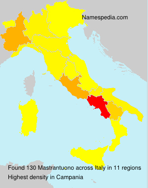 Surname Mastrantuono in Italy Surname Mastrantuono in Italy