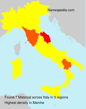 Surname Matelica in Italy Surname Matelica in Italy