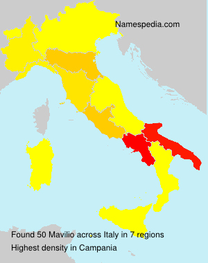 Surname Mavilio in Italy Surname Mavilio in Italy