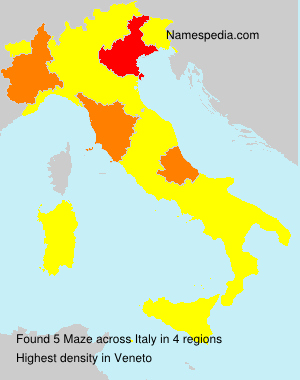 Surname Maze in Italy Surname Maze in Italy