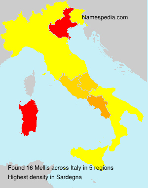 Surname Mellis in Italy Surname Mellis in Italy
