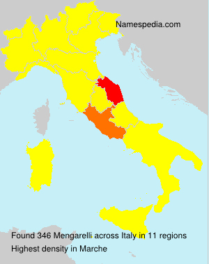 Surname Mengarelli in Italy Surname Mengarelli in Italy
