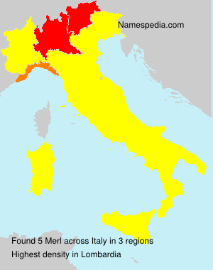 Surname Merl in Italy Surname Merl in Italy