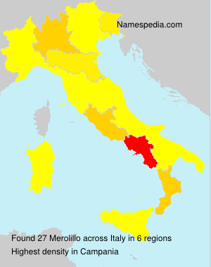 Surname Merolillo in Italy Surname Merolillo in Italy