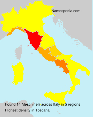 Surname Meschinelli in Italy Surname Meschinelli in Italy